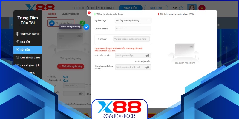 Rút Tiền X88 - Nhận Đủ Số Tiền Thắng Không Giới Hạn 5 phương thức online trả thưởng cả ngày