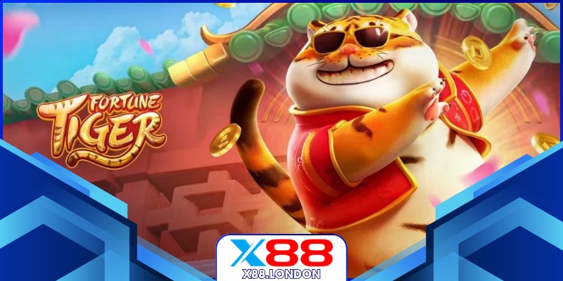 Fortune Tiger – Mở X88 Săn Thưởng Lớn Cùng Hổ May Mắn Hổ vàng trong giao diện slot Fortune Tiger