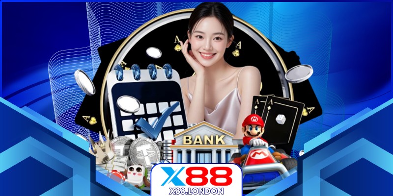Thao tác nhanh nạp tiền X88 chỉ mất 3 phút